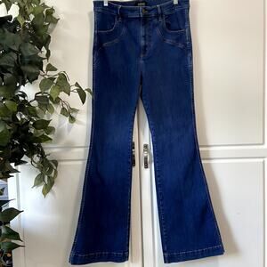 Buffalo David Bitton Ibbie Flare Jeans Blue Denim Approx W32 Missing Tag